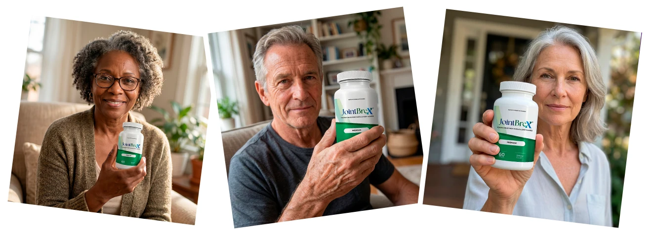 Real customers holding JointBreX